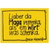 Stickerpostkarte Liaber da Maga