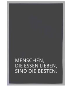 Geschirrtuch Menschen die essen lieben