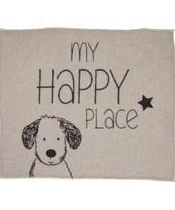 Hundematte My Happy Place aus Filz von der Marke Fussenegger