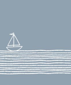 PPD Servietten blau Segelboot