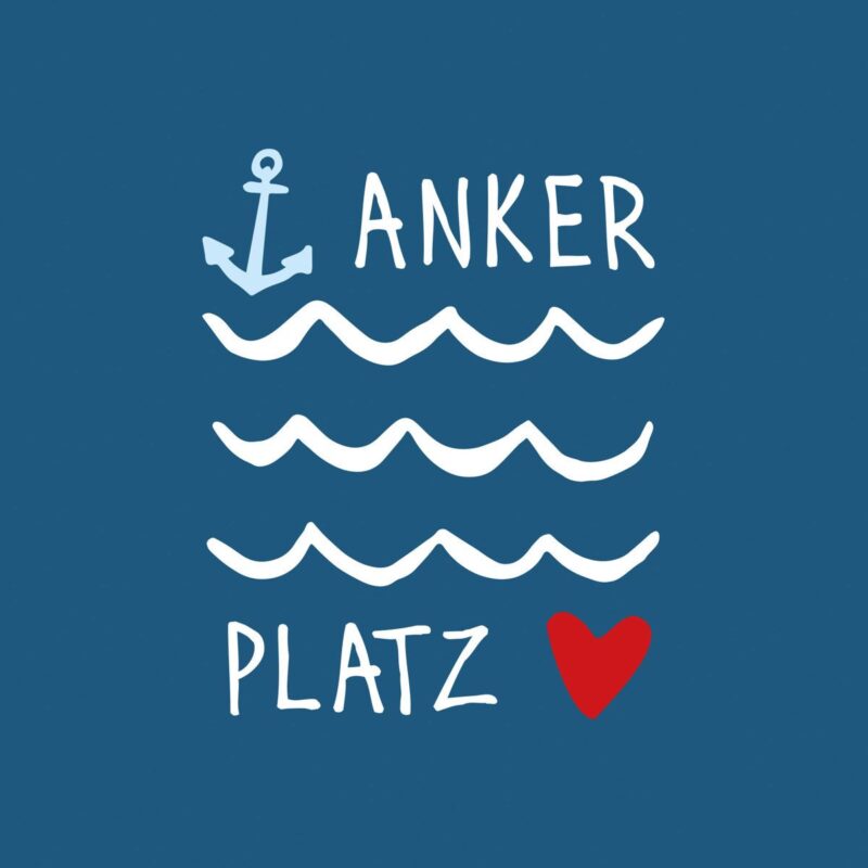 Serviette Ankerplatz PPD