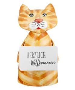 Zaunfigur Katze Gilde