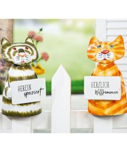 Zaunfigur Katze Gilde-