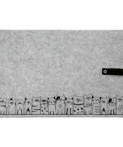 Platzset Katzenbande hellgrau