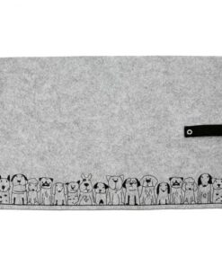 Platzset Hundebande hellgrau