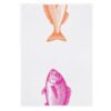 Geschirrtuch Fische orange Pink