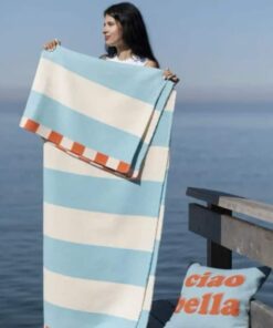 Decke Luca Flanell hellblau Fussenegger