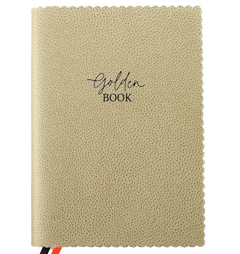 MAJOIE Notizbuch DIN A5 Golden Book Innenansicht