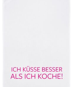 Geschirrtuch ich küsse besser als ich koche