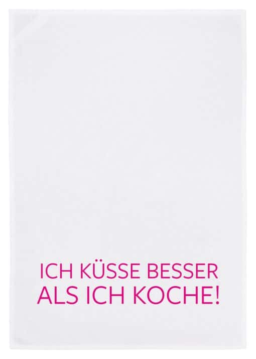 Geschirrtuch ich küsse besser als ich koche