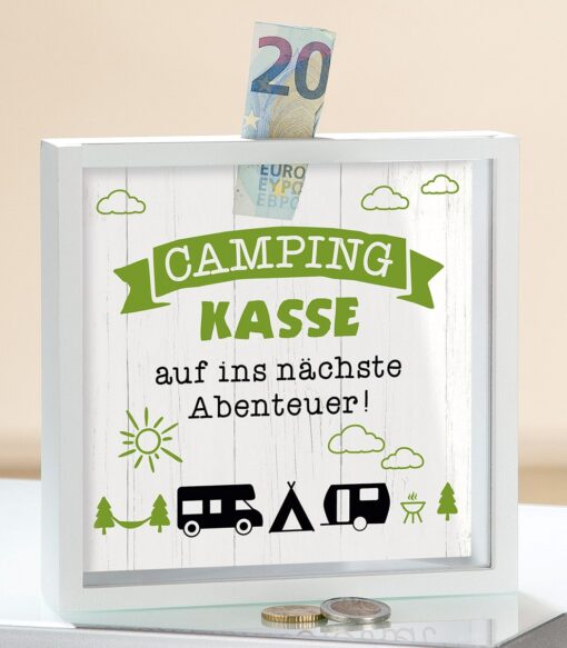 Spardose Camping-Kasse