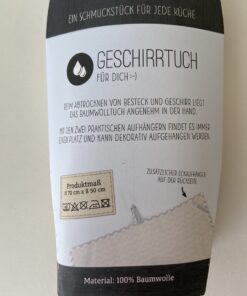 Alternative view of Geschirrtuch 70x50cm Meer macht glücklich