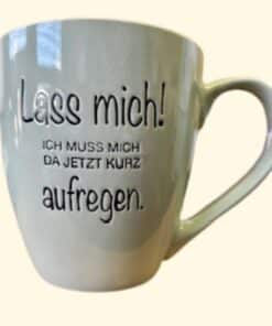 Kaffeebecher freche Sprüche 4-sort