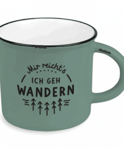 Becher Vintage Bergglück Mir reicht's