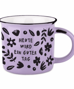 Becher Vintage Heute wird ein guter Tag