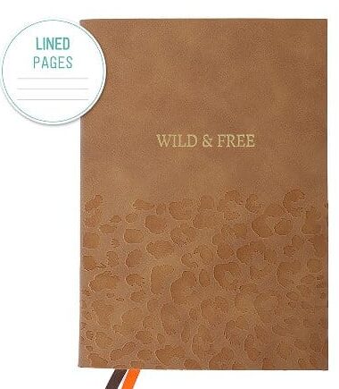 Schreibbuch/DIN A5/120 Blatt/Majoie/ soft/camel/wild&free