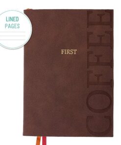 Vergrößerte Ansicht Schreibbuch/DIN A5/120 Blatt/Majoie/ soft/schoko/first coffee