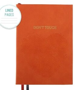 Schreibbuch/DIN A5/120 Blatt/Majoie/ soft/orange/Don't touch