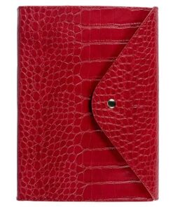 Schreibbuch/DIN A5/120 Blatt/Kroko/ rot