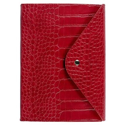 Schreibbuch/DIN A5/120 Blatt/Kroko/ rot