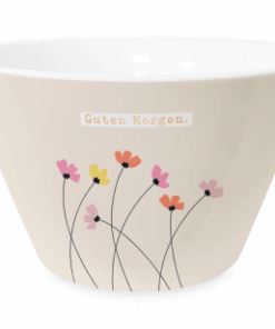 Müslischale Schreibkram Manufaktur Guten Morgen. (Blumen)