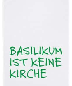 Geschirrtuch, Basilikum