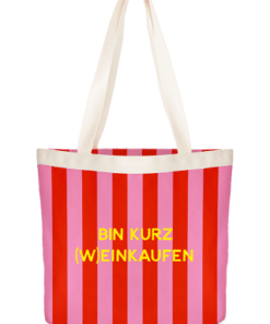 Canvas-Shopper Bin kurz (W)einkaufen