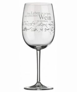 Weinglas Das Leben