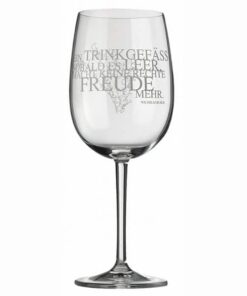 Weinglas Tringefäß Freude