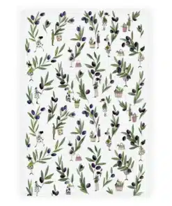 Alternative view of Geschirrtuch Oliven