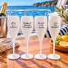Glas mit Druck 4 Motive CHEERS No. 1 SAY IT IN STYLE 4er-Set