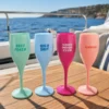 Glas mit Druck 4 Motive CHEERS No. 1 COLOR UP 4er-Set