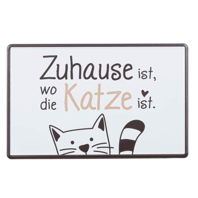 Schild rechteckig „Katzenbande“