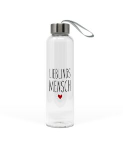 Trinkflasche Glas Lieblingsmensch