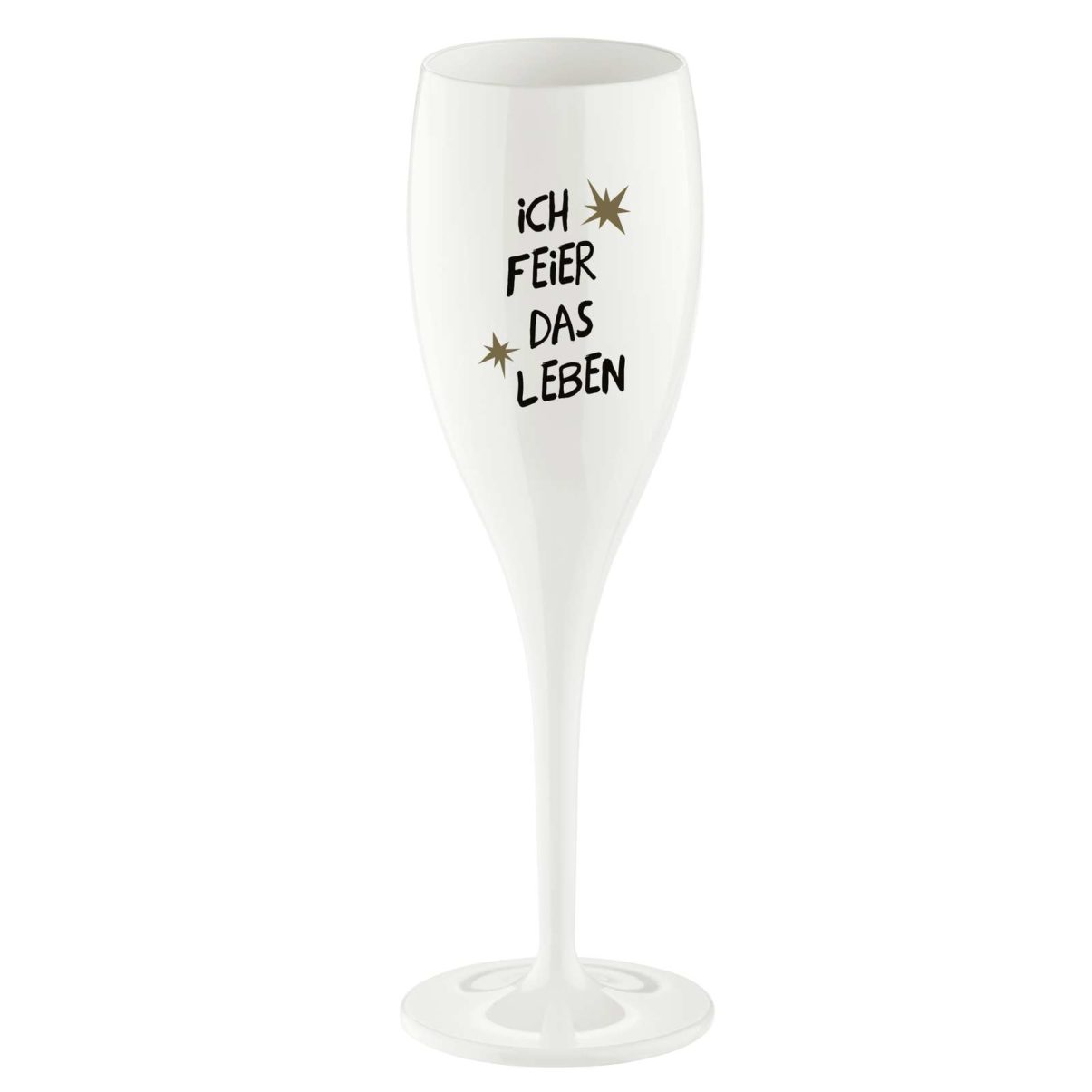 Koziol Sektglas 100ml Leben feiern
