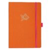 Artebene Notizbuch Slim Line A5 Orange Fisch