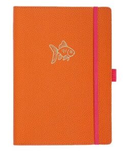 Artebene Notizbuch Slim Line A5 Orange Fisch