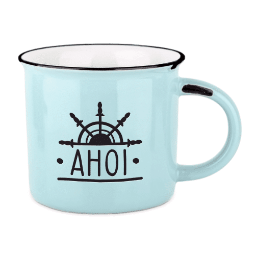 Vintage Becher Ahoi