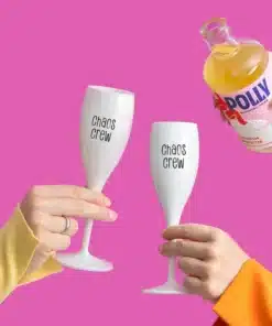 Glas 100ml 2-teilig, CHEERS No. 1 CHAOS CREW