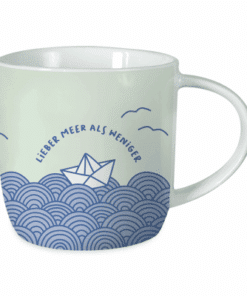 Tasse Gute Laune Maritim Lieber Meer als weniger