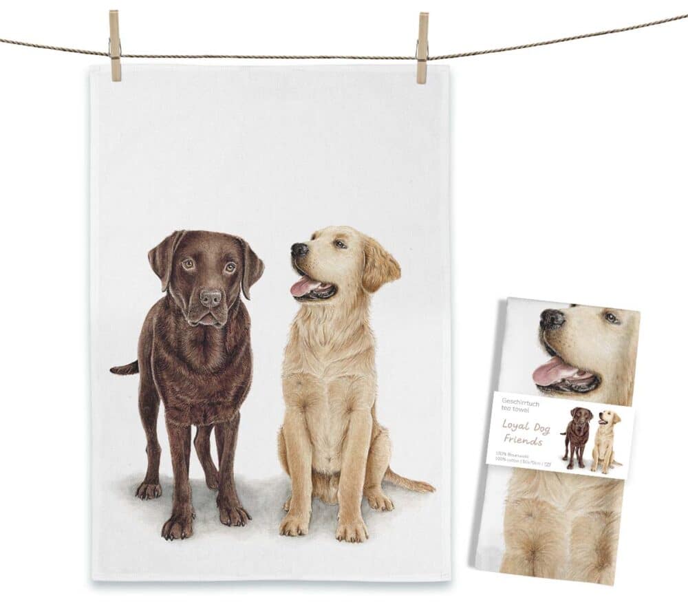 Geschirrtuch Loyal Dog Friends Labrador