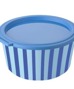 Schale 2,2l mit Deckel, NORA BOX 2,2l STRIPES