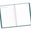 Terminplaner Lederlook 2027 Hellblau Notiz – Bild 2